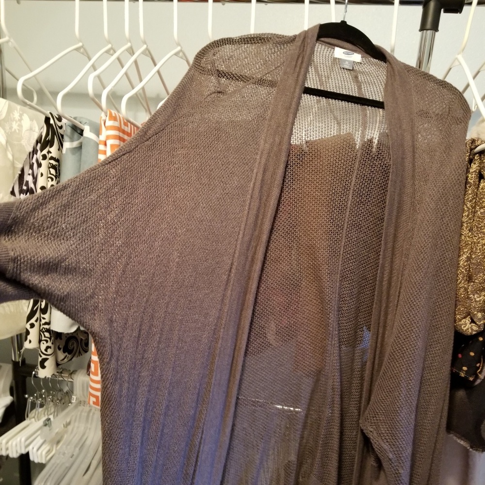Long light knit cardigan